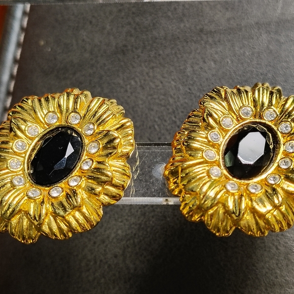 Kenneth Jay Lane For Avon  Clip On Earrings - Picture 6 of 10